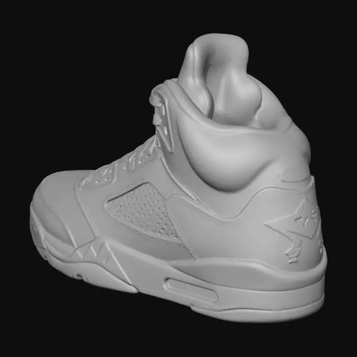 3D model for Air Jordan 5 Classic White