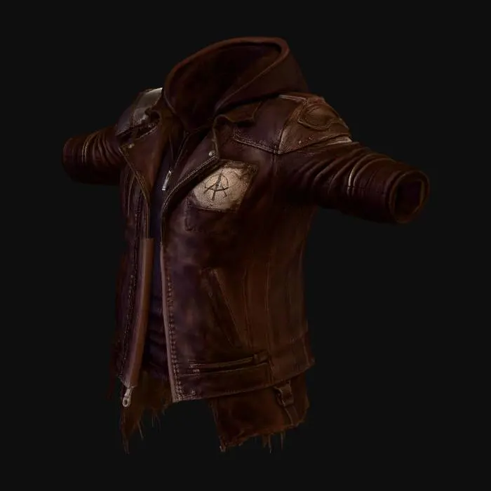 3D model for Wasteland Leather Jacket