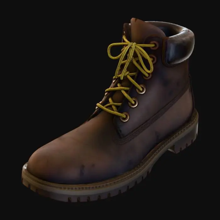 3D model for Golden Timber Boot