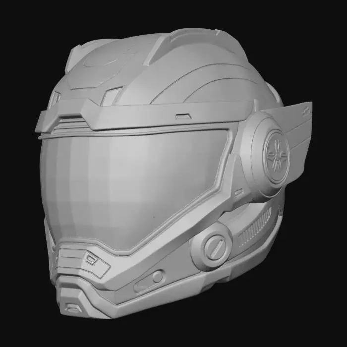 3D model for Neon Horizon Pilot Helmet