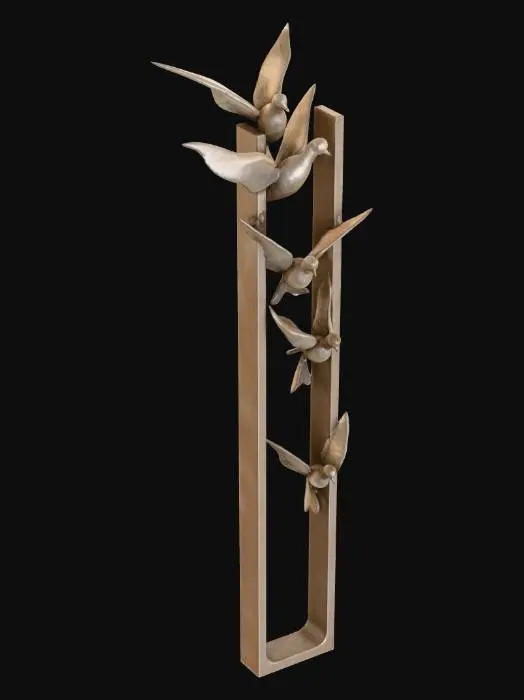 3D model for paukščiai