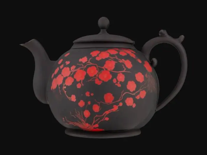 3D model for  [Japan] – Imperial Tea Kettle of Enlightenment
A stylized fantasy version of a traditional Japanese cast iron teapot, infused with glowing cherry blossom engravings and swirling mist rising from the spout. Stylized and simplified for fantasy. #AroundTheWorld#
