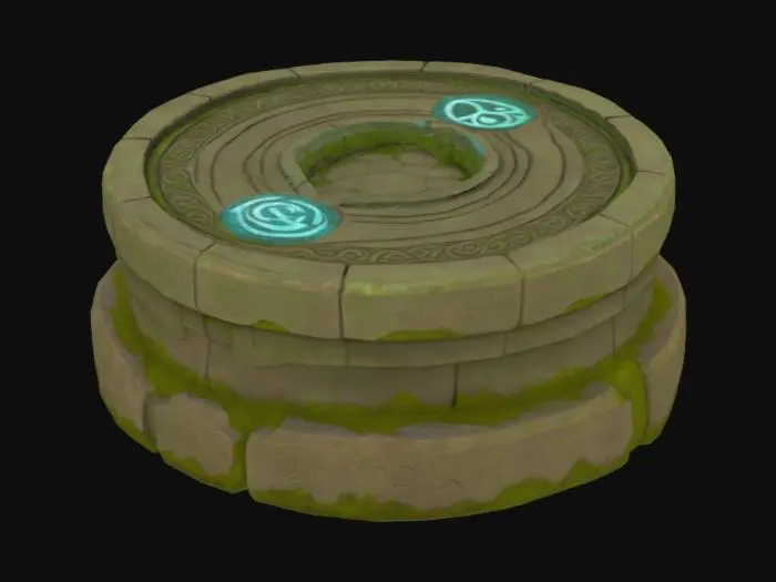 3D model for Ancient Rune Pedestal