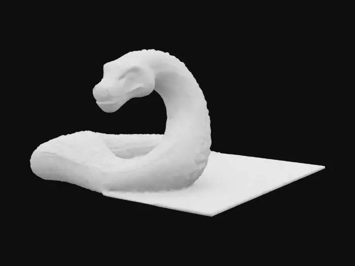3D model for [Scotland] The Loch Ness Monster but it's cyberpunk, #AroundTheWorld#