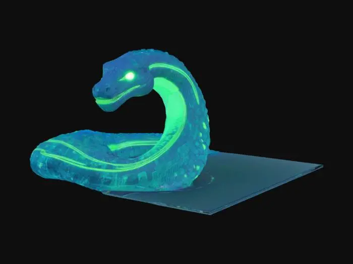3D model for [Scotland] The Loch Ness Monster but it's cyberpunk, #AroundTheWorld#