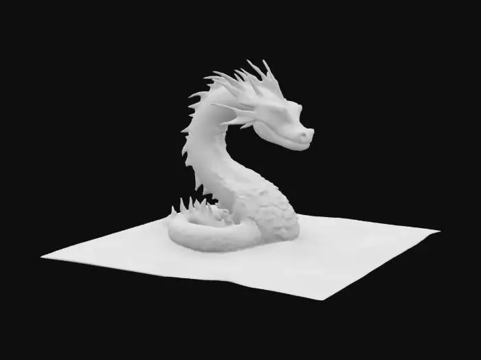 3D model for [Scotland] The Loch Ness Monster but it's cyberpunk, #AroundTheWorld#