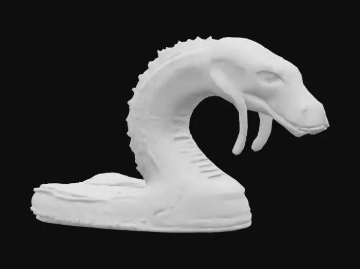 3D model for [Scotland] The Loch Ness Monster but it's cyberpunk, #AroundTheWorld#