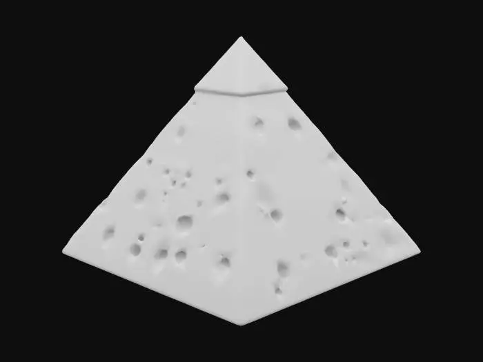 3D model for [Egypt] The Great Pyramid of Giza but it's made of cheese, #AroundTheWorld#
