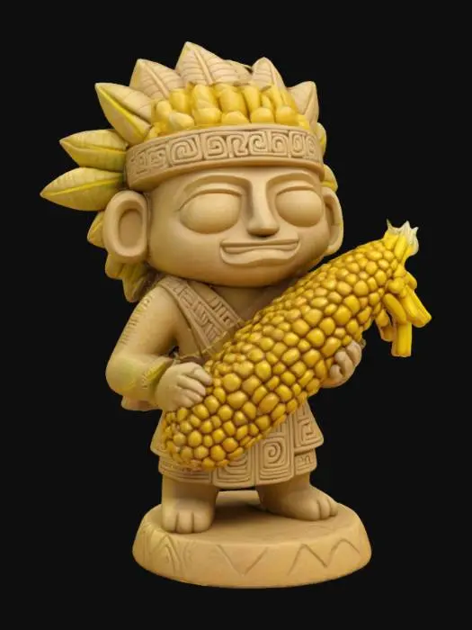3D model for [Peru] – Sacred Corn Idol
A stylized 3D asset inspired by Andean agricultural icons: a carved stone statue holding maize, with Incan patterns and mystic energy. Stylized, clean, and cartoonish. #AroundTheWorld#