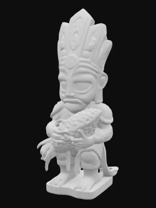 3D model for [Peru] – Sacred Corn Idol
A stylized 3D asset inspired by Andean agricultural icons: a carved stone statue holding maize, with Incan patterns and mystic energy. Stylized, clean, and cartoonish. #AroundTheWorld#