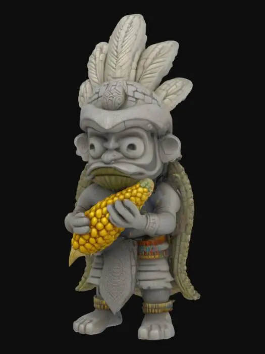 3D model for [Peru] – Sacred Corn Idol
A stylized 3D asset inspired by Andean agricultural icons: a carved stone statue holding maize, with Incan patterns and mystic energy. Stylized, clean, and cartoonish. #AroundTheWorld#