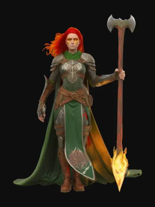 3D model for [Ireland] Brigid, Goddess of the Forge #AroundTheWorld#
