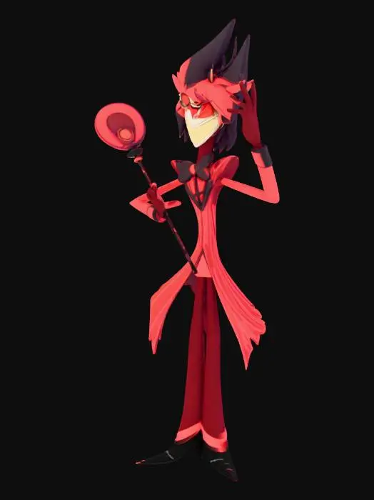 3D model for Alastor the radio demon