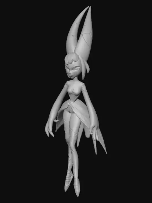 3D model for Spider Queen Character