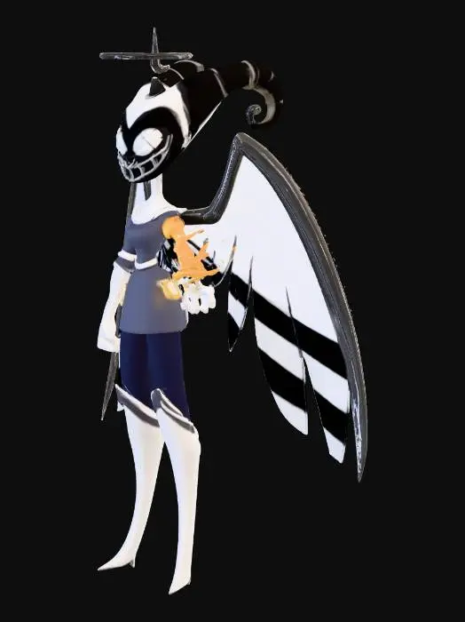3D model for Winged Jester Angel