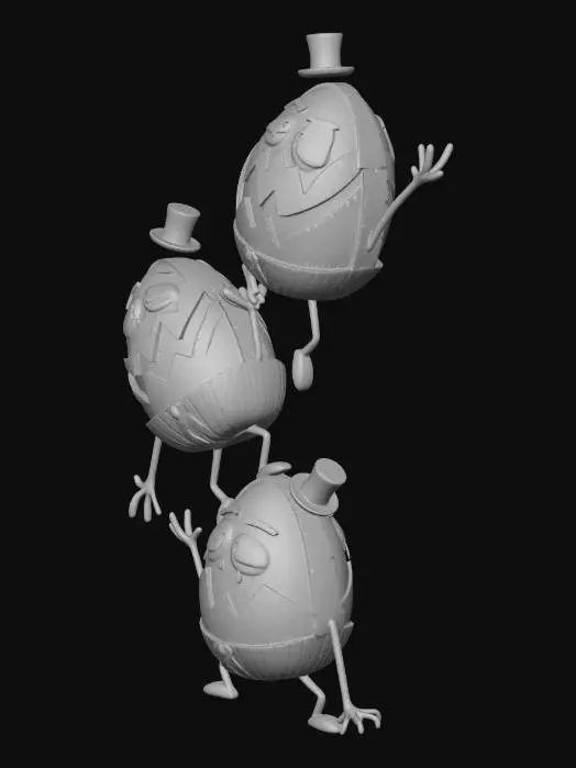 3D model for Egg Trio Tumblers