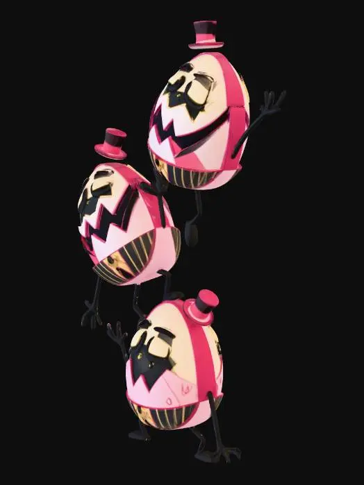 3D model for Egg Trio Tumblers