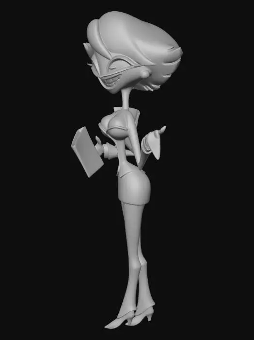 3D model for Reporter Character Illustration