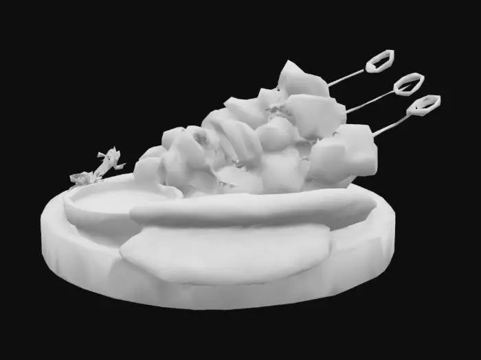 3D model for #AroundTheWorld#, turkis kebab