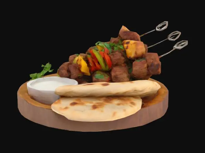 3D model for #AroundTheWorld#, turkis kebab