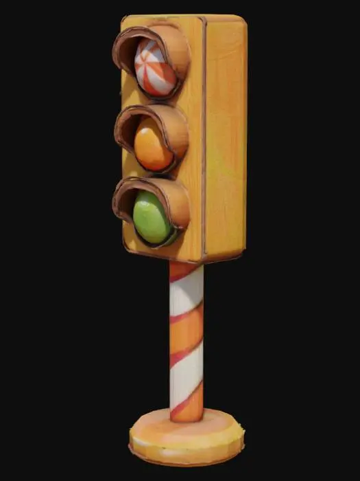 3D model for Candy Stoplight