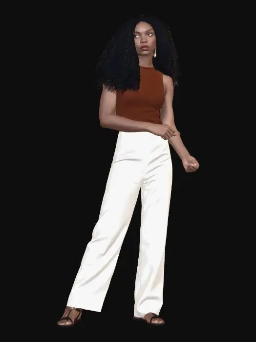 3D model for Terracotta and Cream Ensemble