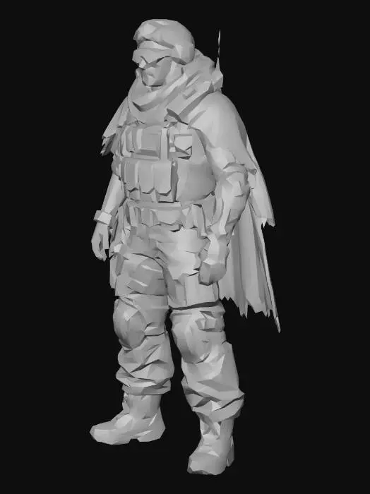 3D model for Wasteland Warden