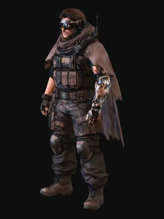 3D model for Wasteland Warden