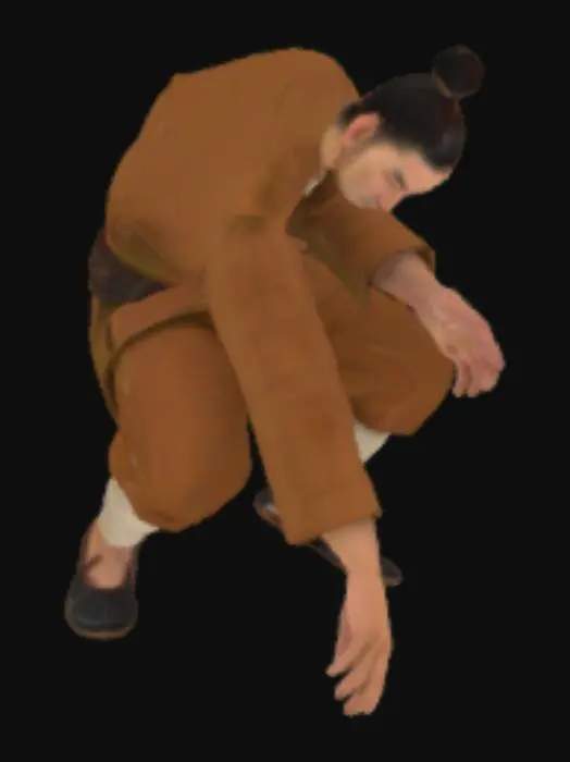 3D model for Martial Artist Poised