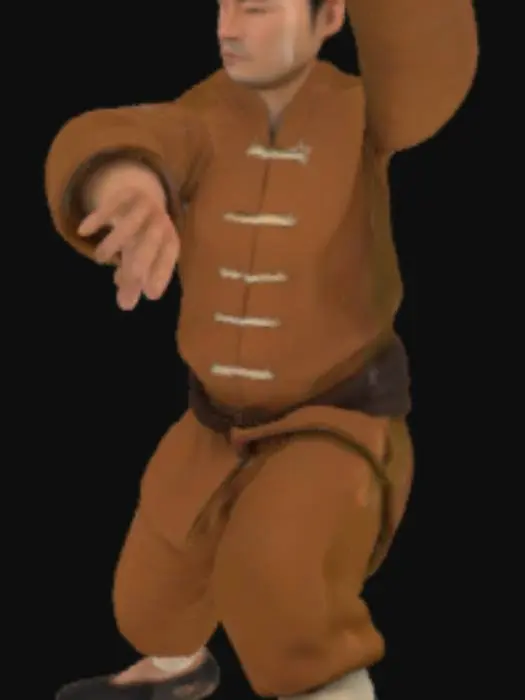 3D model for Martial Artist Poised
