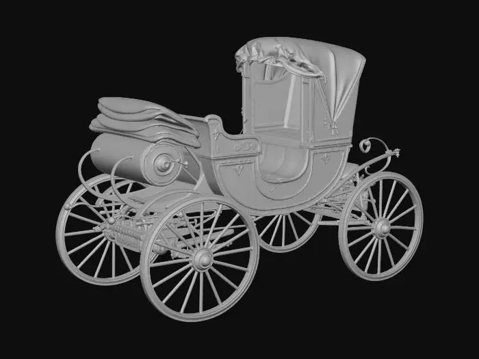 3D model for a 19th century carriage