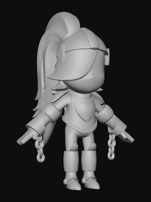 3D model for Chainbound Knight