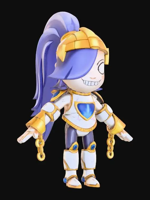 3D model for Chainbound Knight