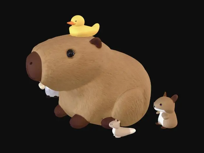 3D model for Duck on a Bear's Head
