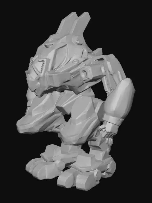 3D model for Mecha Blueprint Omega