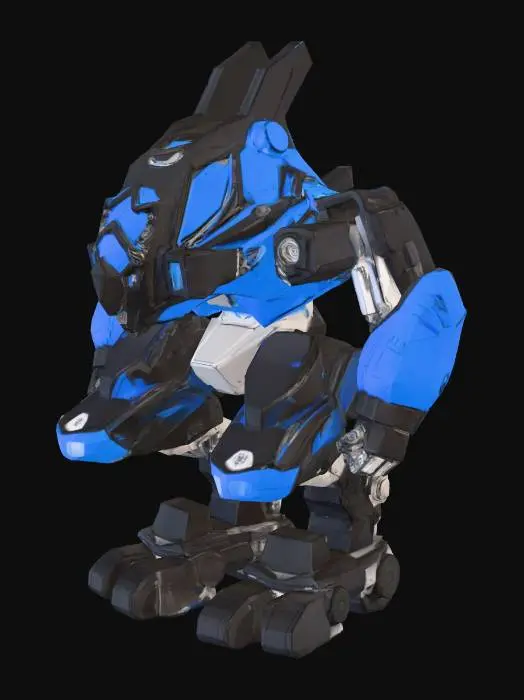 3D model for Mecha Blueprint Omega