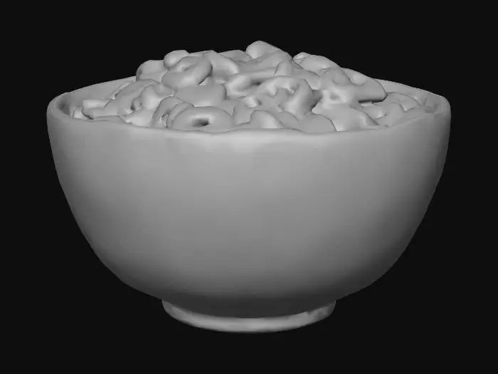 3D model for Colorful Cereal Bowl