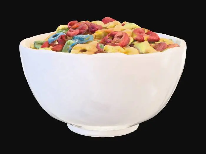 3D model for Colorful Cereal Bowl