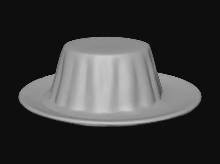 3D model for Flan, #food#