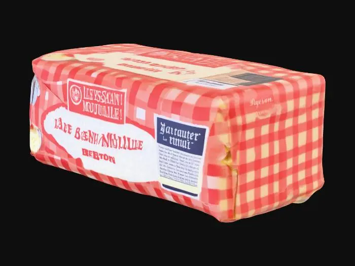 3D model for Paysan Breton Butter Packaging