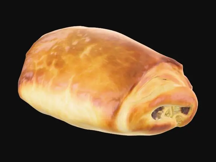 3D model for Pain au Chocolat