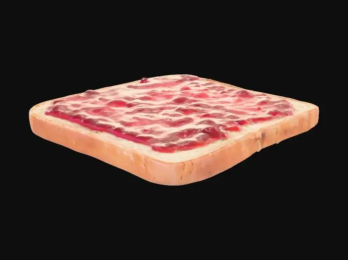 3D model for Strawberry Spread Delight