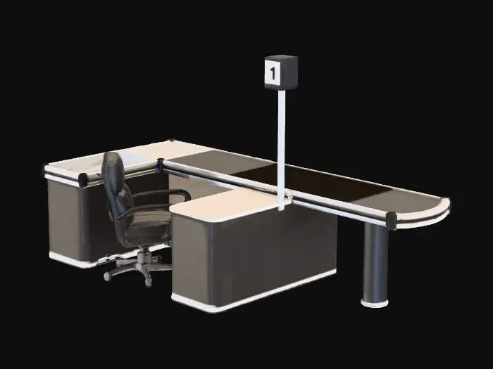 3D model for Checkout Counter