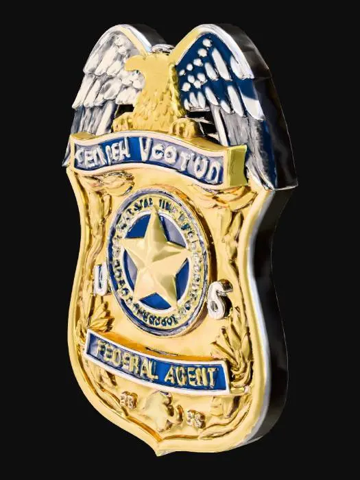 3D model for US Postal Inspector Badge