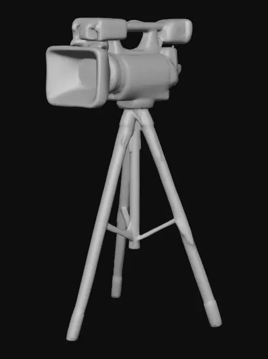 3D model for Video Recorder on Tripod