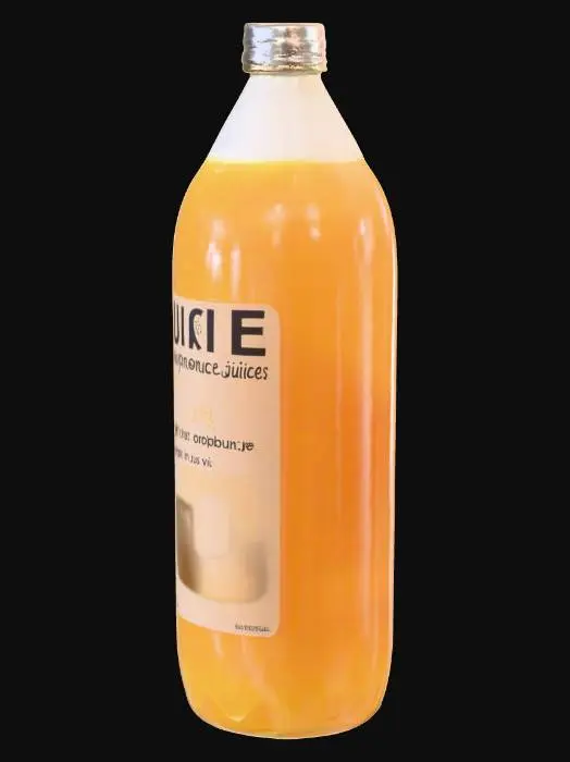 3D model for Orange Juice Bottle