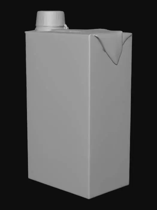 3D model for Milk Carton Design