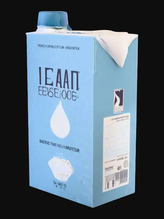 3D model for Milk Carton Design