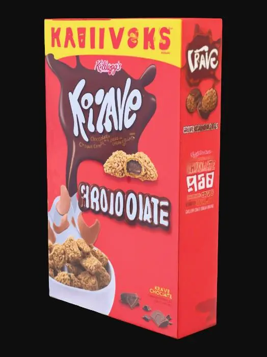 3D model for Krave Family Size Cereal