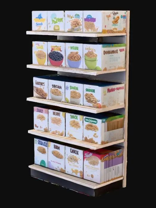 3D model for Cereal Aisle Display